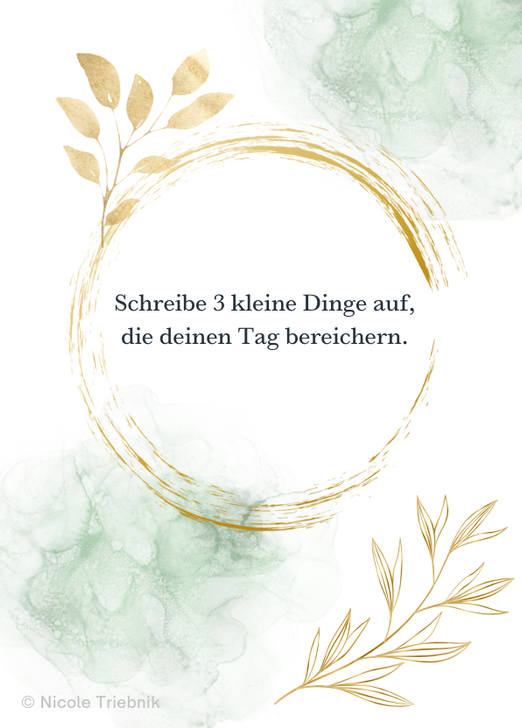 Fülle sehen und annehmen Karten
