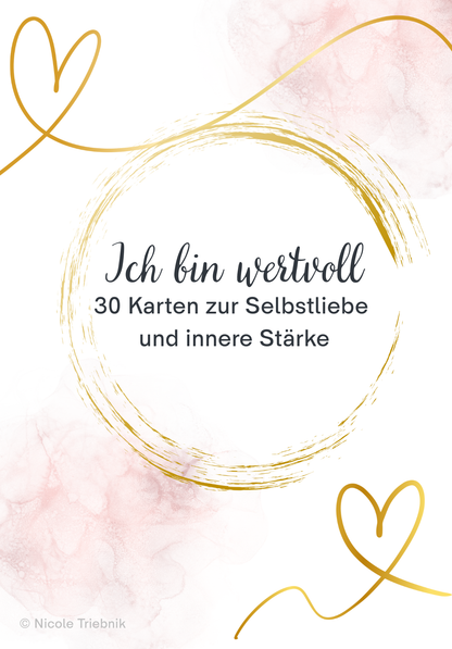 Ich bin wertvoll Karten