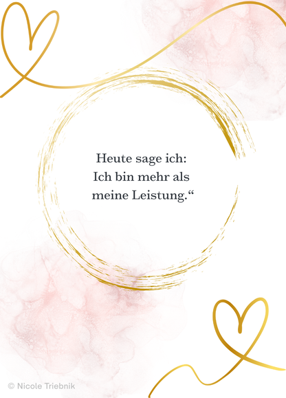 Ich bin wertvoll Karten