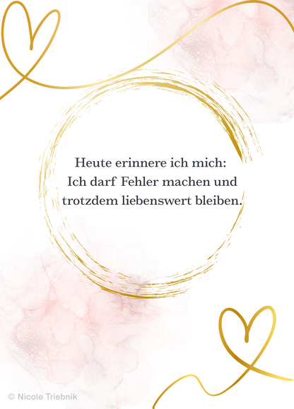 Ich bin wertvoll Karten