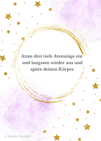 Ruhe und Präsenz Karten