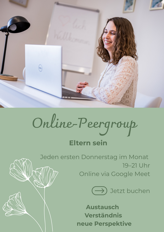 Online-Peergruppe „Eltern sein“ - Austausch & Unterstützung