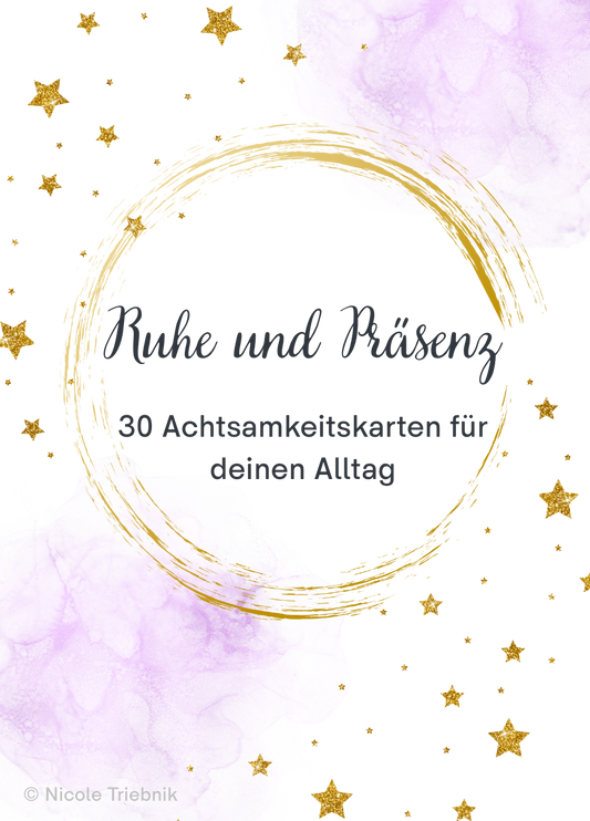 Ruhe und Präsenz Karten